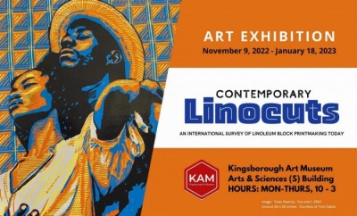 Artwey blog image - Georgie Moore’s linocut accepted into international exhibition
