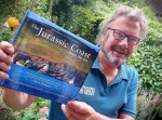 Steve Belasco with his brand new book
The Jurassic Coast from the sea. Out now!